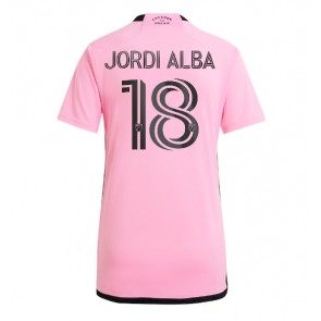 Billiga Inter Miami Jordi Alba #18 Hemmatröja Dam 2024-25 Kortärmad